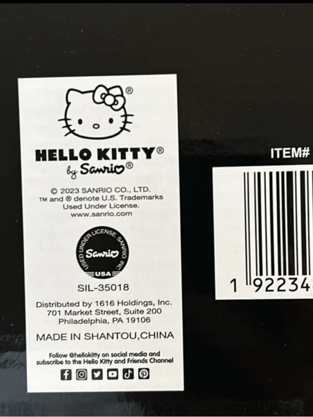 Sanrio Hello Kitty Racing Car Pink & Black Remote Control Toy Vehicle New K